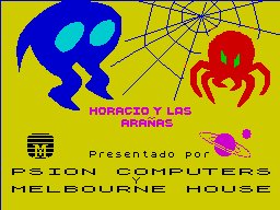 Pantallazo de Horacio Y Las Arañas para Spectrum