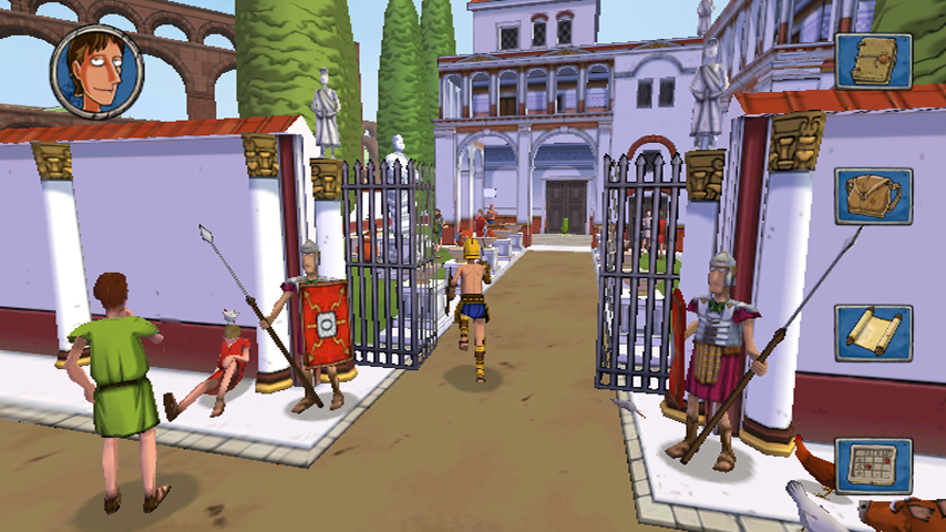 Pantallazo de Horrible Histories: Ruthless Romans para Wii
