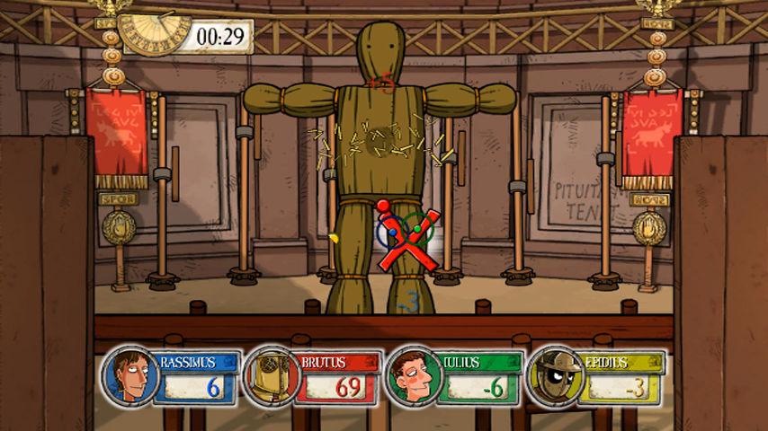 Pantallazo de Horrible Histories: Ruthless Romans para Wii