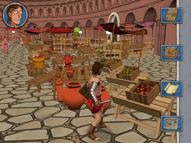 Pantallazo de Horrible Histories: Ruthless Romans para Wii