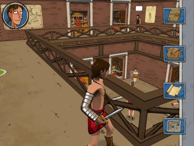 Pantallazo de Horrible Histories: Ruthless Romans para Wii