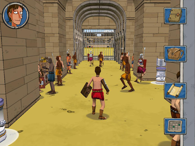 Pantallazo de Horrible Histories: Ruthless Romans para Wii