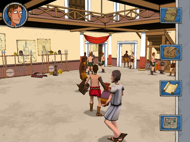 Pantallazo de Horrible Histories: Ruthless Romans para Wii