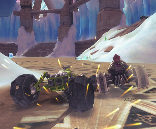 Pantallazo de Hot Wheels: Battle Force 5 para Wii