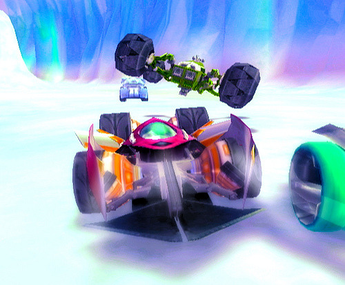 Pantallazo de Hot Wheels: Battle Force 5 para Wii