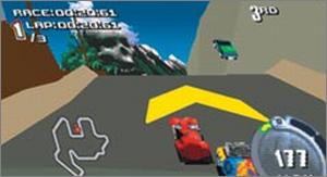 Pantallazo de Hot Wheels Stunt Track Challenge / Hot Wheels World Race para Game Boy Advance