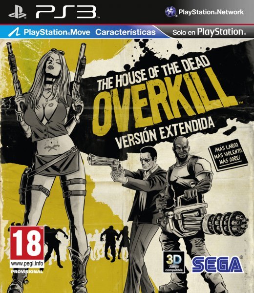 Caratula de House Of The Dead: Overkill Version Extendida para PlayStation 3