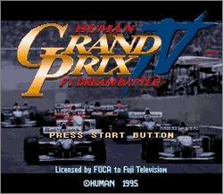 Pantallazo de Human Grand Prix IV: F-1 Dream Battle (Japonés) para Super Nintendo