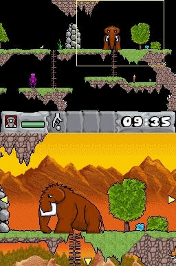 Pantallazo de Humans, The: Conoce a tus Ancestros para Nintendo DS