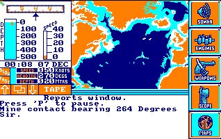 Pantallazo de Hunt For Red October, The para Amstrad CPC