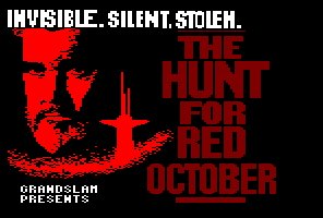 Pantallazo de Hunt For Red October: The Movie para Amstrad CPC