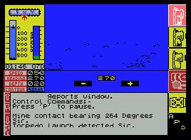 Pantallazo de Hunt for Red October, The para MSX