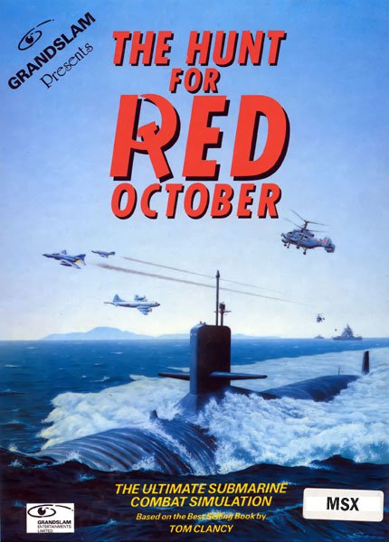Caratula de Hunt for Red October, The para MSX