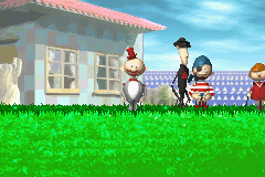 Pantallazo de Hyokkori Hyoutanjima - Don Gabacho Daikatsuyaku no Maki (Japonés) para Game Boy Advance