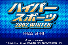 Pantallazo de Hyper Sports 2002 Winter (Japonés) para Game Boy Advance