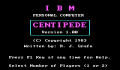 Pantallazo nº 67824 de IBM Pc Centipede (320 x 200)