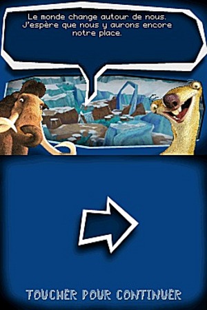 Pantallazo de Ice Age 2: The Meltdown para Nintendo DS