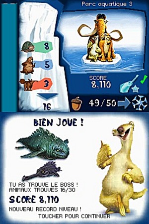 Pantallazo de Ice Age 2: The Meltdown para Nintendo DS