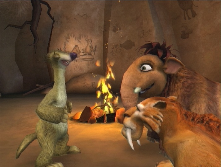 Pantallazo de Ice Age 3: El Origen De Los Dinosaurios para Wii