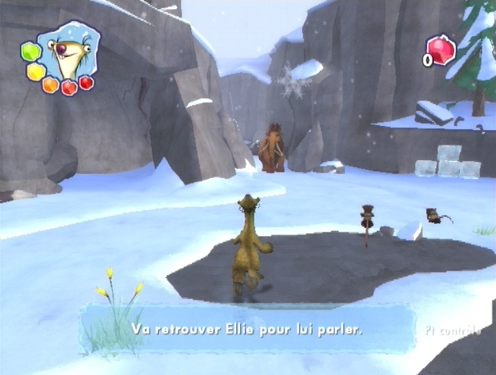 Pantallazo de Ice Age 3: El Origen De Los Dinosaurios para Wii