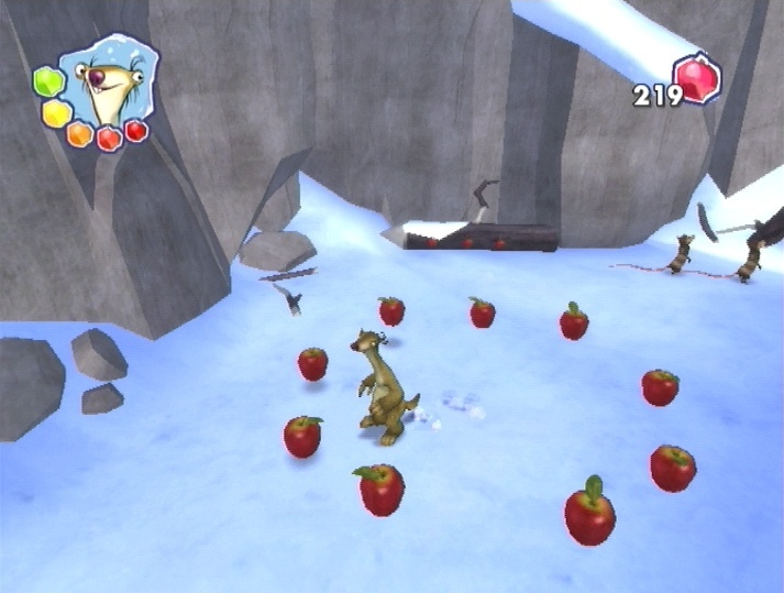 Pantallazo de Ice Age 3: El Origen De Los Dinosaurios para Wii