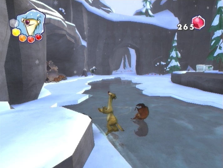 Pantallazo de Ice Age 3: El Origen De Los Dinosaurios para Wii