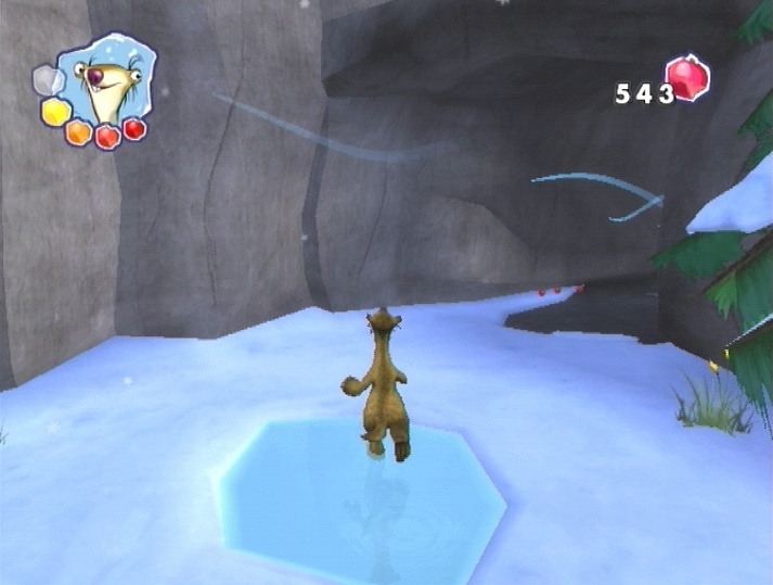 Pantallazo de Ice Age 3: El Origen De Los Dinosaurios para Wii