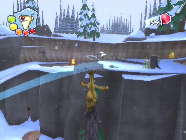 Pantallazo de Ice Age 3: El Origen De Los Dinosaurios para Wii