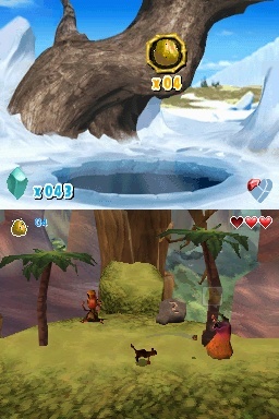 Pantallazo de Ice Age 3: El Origen de los Dinosaurios para Nintendo DS