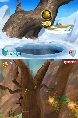 Pantallazo de Ice Age 3: El Origen de los Dinosaurios para Nintendo DS