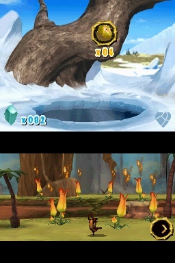 Pantallazo de Ice Age 3: El Origen de los Dinosaurios para Nintendo DS