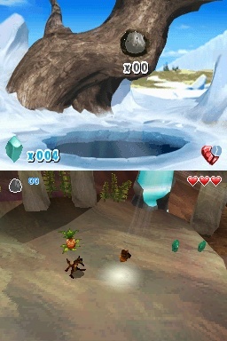 Pantallazo de Ice Age 3: El Origen de los Dinosaurios para Nintendo DS