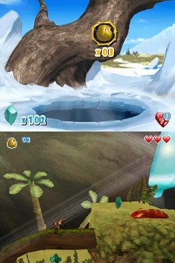 Pantallazo de Ice Age 3: El Origen de los Dinosaurios para Nintendo DS