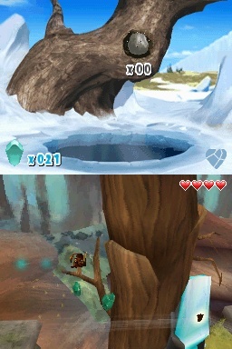 Pantallazo de Ice Age 3: El Origen de los Dinosaurios para Nintendo DS