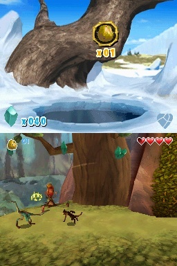 Pantallazo de Ice Age 3: El Origen de los Dinosaurios para Nintendo DS