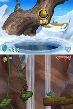 Pantallazo de Ice Age 3: El Origen de los Dinosaurios para Nintendo DS