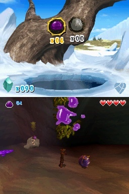 Pantallazo de Ice Age 3: El Origen de los Dinosaurios para Nintendo DS