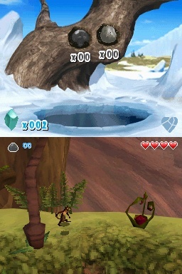 Pantallazo de Ice Age 3: El Origen de los Dinosaurios para Nintendo DS