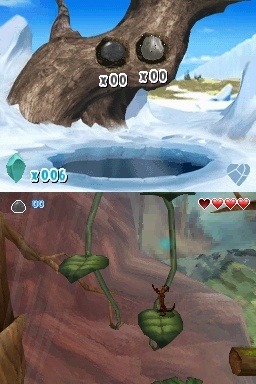 Pantallazo de Ice Age 3: El Origen de los Dinosaurios para Nintendo DS