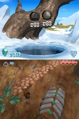 Pantallazo de Ice Age 3: El Origen de los Dinosaurios para Nintendo DS