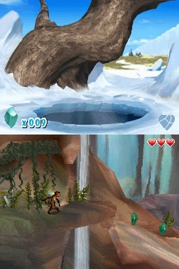 Pantallazo de Ice Age 3: El Origen de los Dinosaurios para Nintendo DS