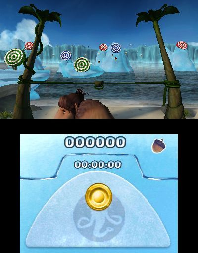 Pantallazo de Ice Age 4: La formación de los continentes - Juegos en el Ártico para Nintendo 3DS
