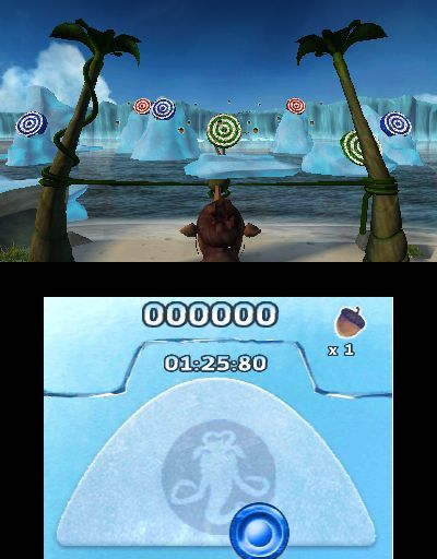 Pantallazo de Ice Age 4: La formación de los continentes - Juegos en el Ártico para Nintendo 3DS