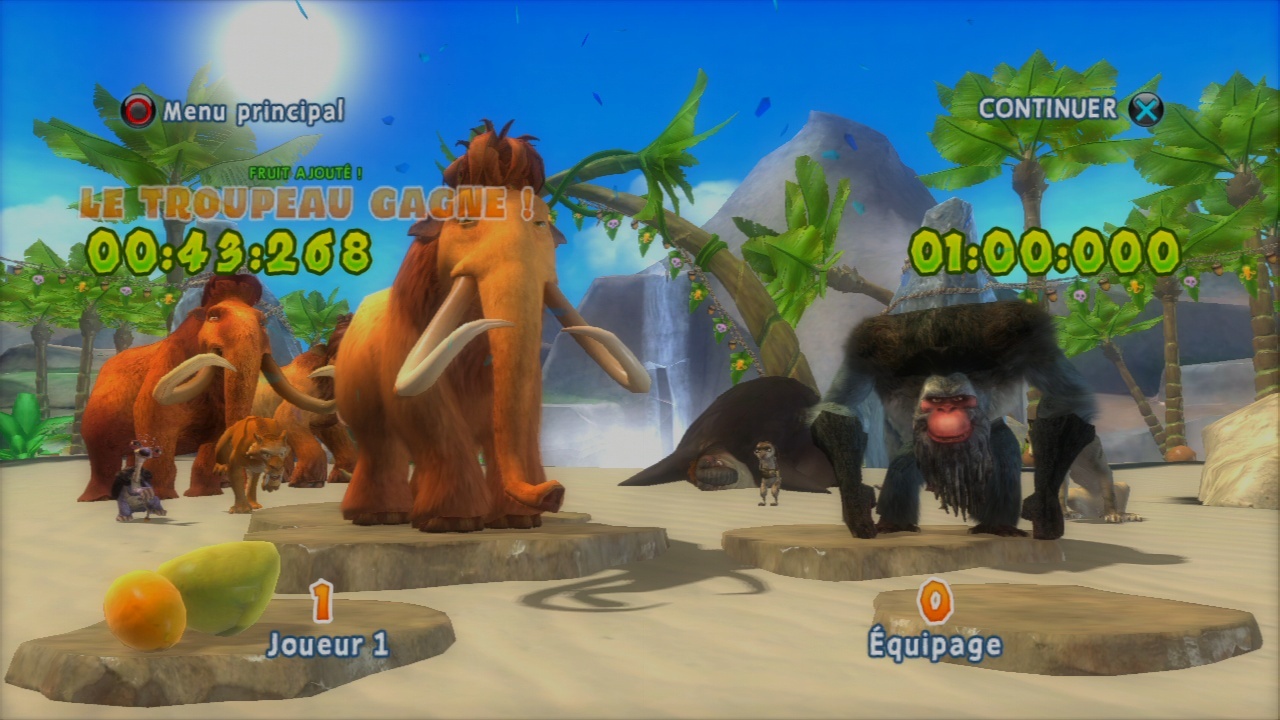 Pantallazo de Ice Age 4: La formación de los continentes - Juegos en el Ártico para PlayStation 3