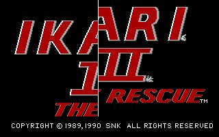 Pantallazo de Ikari Warriors III: The Rescue para PC