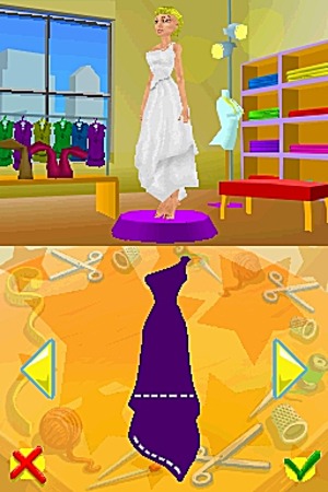 Pantallazo de Imagina ser Diseñadora de Moda para Nintendo DS