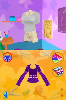 Pantallazo de Imagina ser Diseñadora de Moda para Nintendo DS