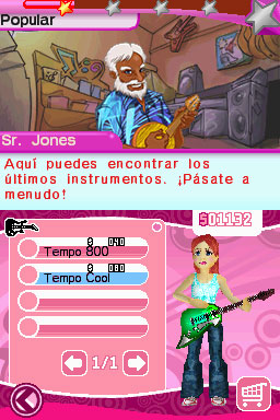 Pantallazo de Imagina ser Estrella del Pop para Nintendo DS