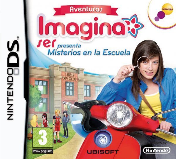 Caratula de Imagina ser Presenta: Misterios en la Escuela para Nintendo DS
