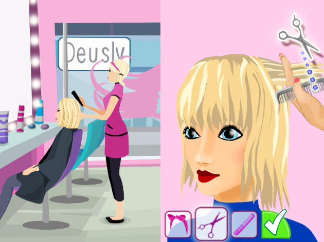 Pantallazo de Imagina ser Presenta: Tu salón de Belleza para Nintendo DS